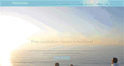 Desktop Screenshot of meditationauckland.co.nz